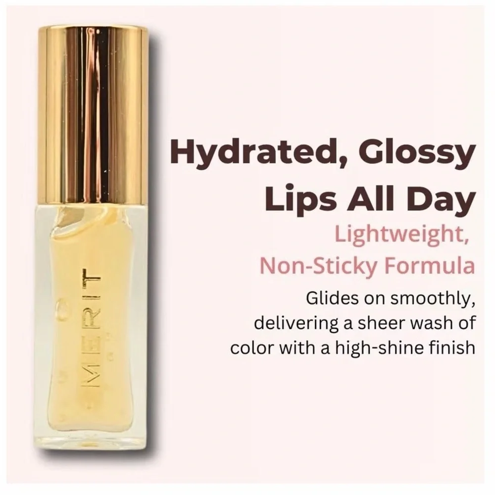 ✨ MERIT Shade Slick Tinted Lip Oil – BEL AIR – BRAND NEW IN BOX ✨